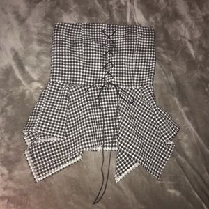Checkers Sleeveless Top